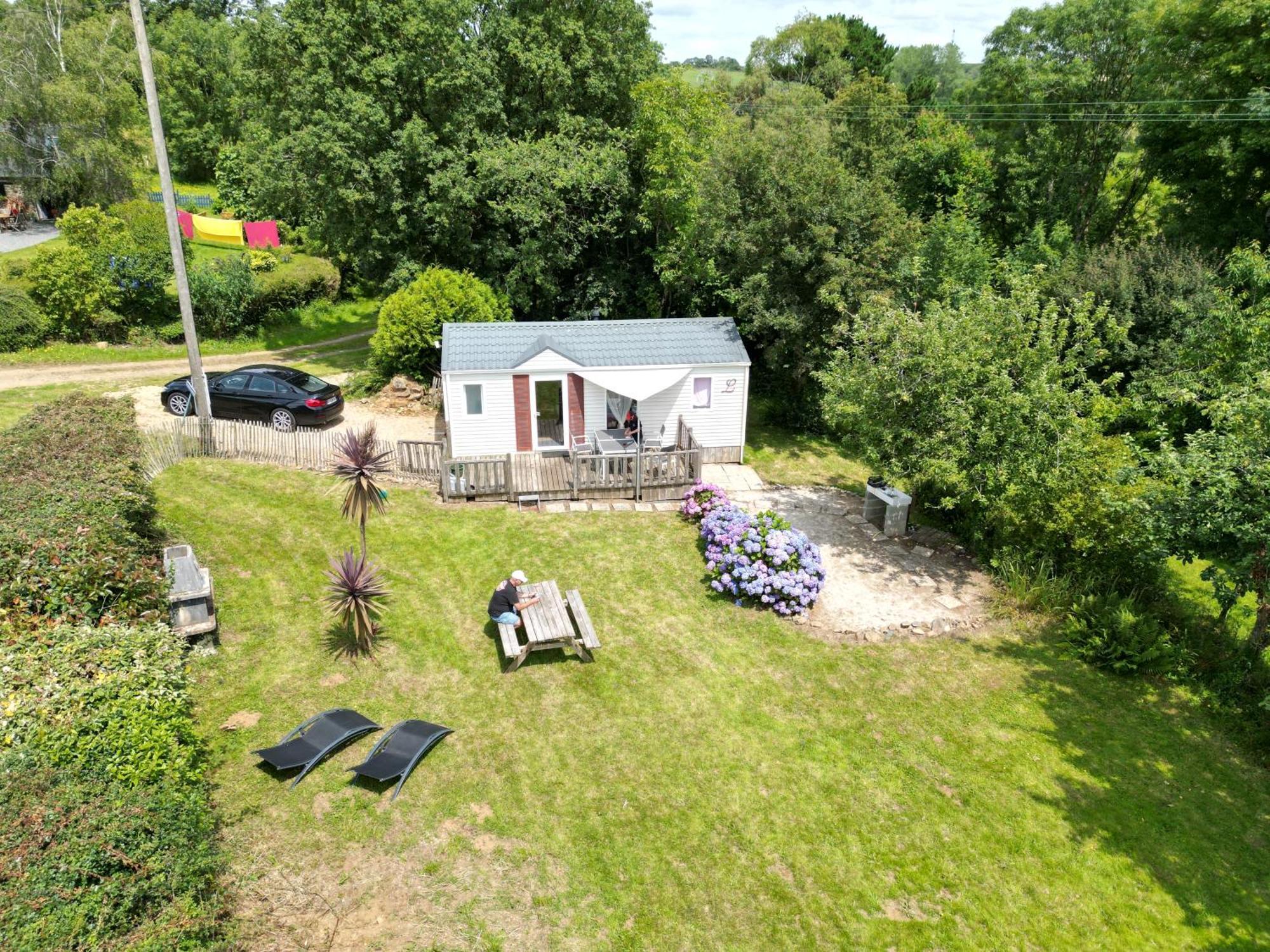 Mobil-Home A La Campagne Le Faou Zewnętrze zdjęcie